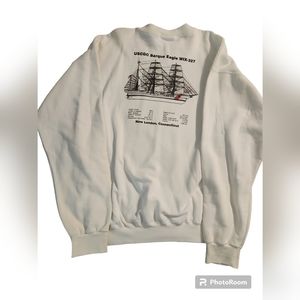 Vintage 1995 Coast Guard Crew Neck Sweatshirt XL